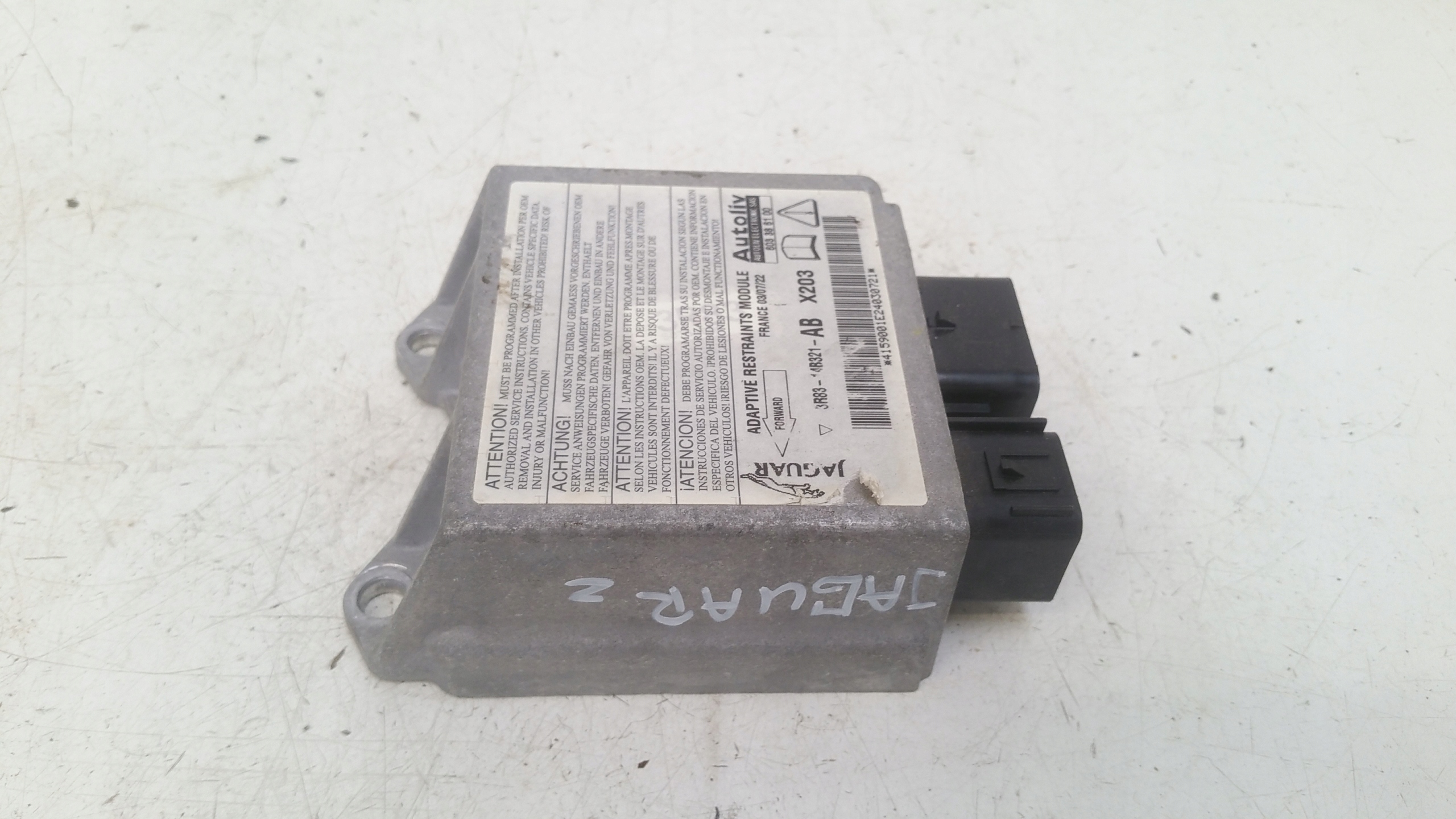 Sensor airbag 3R8314B321AB Jaguar S-TYPE