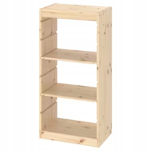 Ikea Trofast Regál s policemi borovice, bílá barva