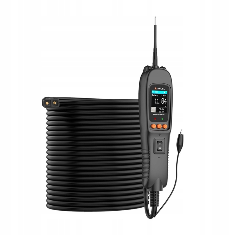 Ancel PB500 Tester Obwodów Elektrycznych 7 Trybów Test Napięcia Ekran Tft