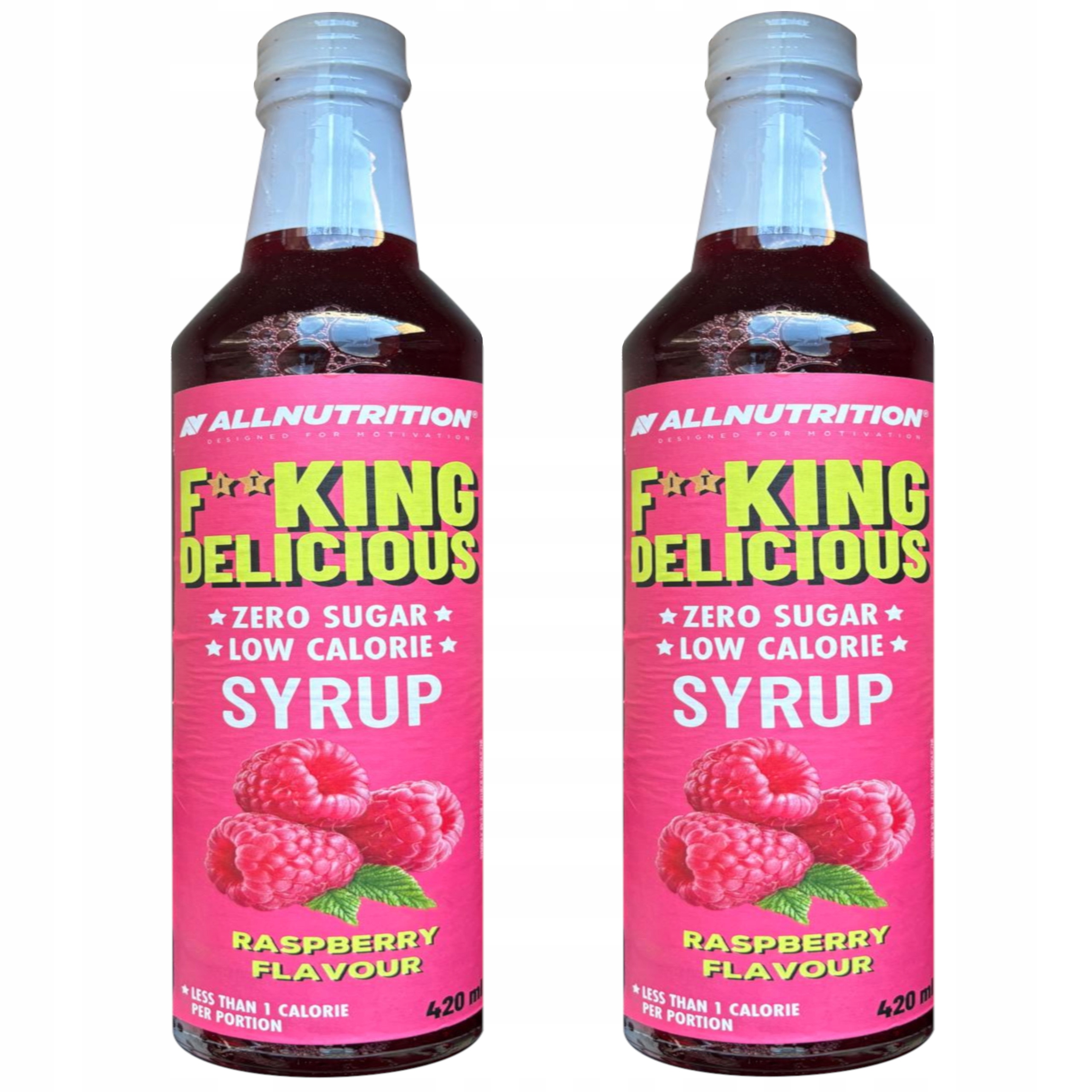 Allnutrition Fitking 840 ml Sirup Zero Malina Sukralóza Bez Cukru Do Vody