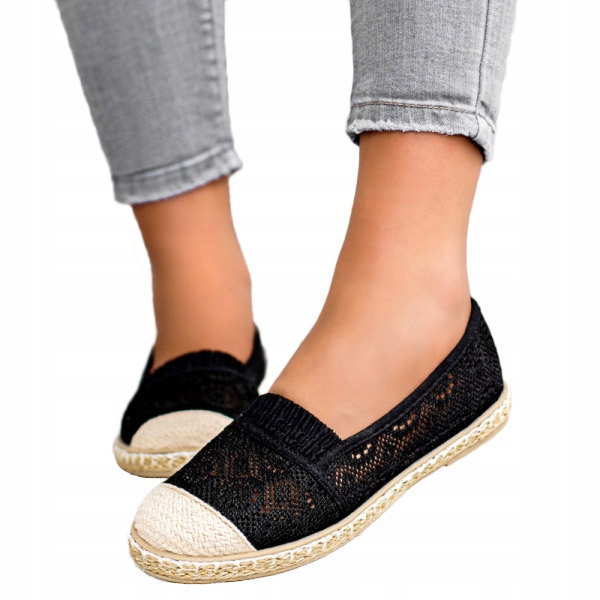 

Buty Koronkowe Tenisówki Espadryle Damskie Gumka