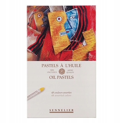 Olejové pastely Sennelier, sada 48 barev