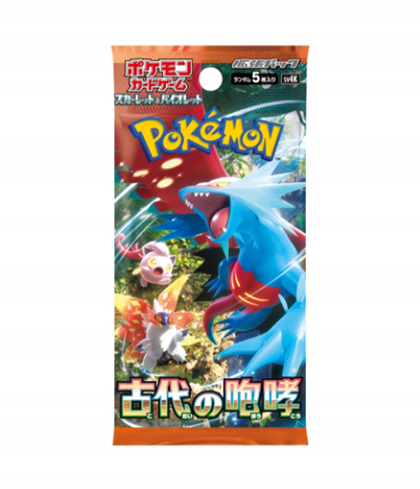 Pokemon Tcg Ancient Roar sv4K Booster Japoński Oryginał Pokémon