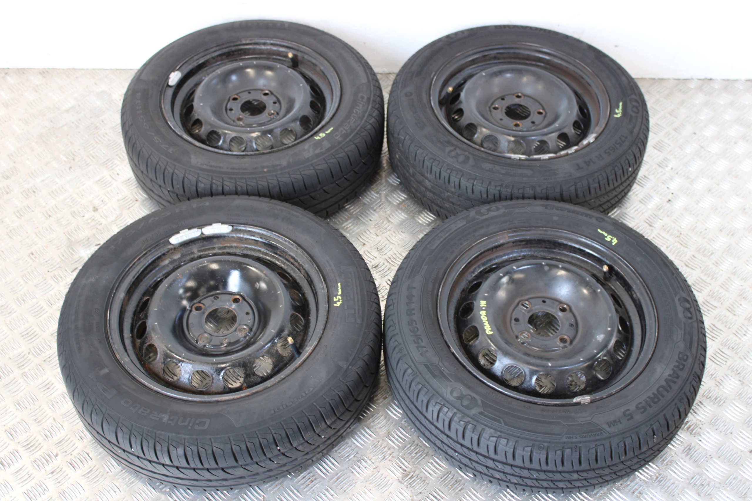 wheels discs 175/65 R14 ET35 FIAT PANDA III 3 2016