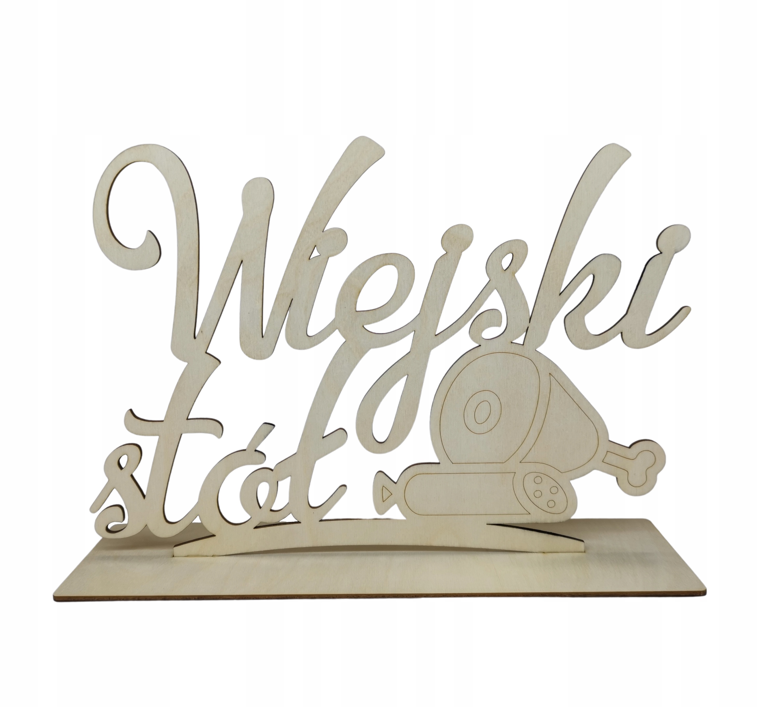 

Drewniany napis na stół Wiejski Stół wesele ślub