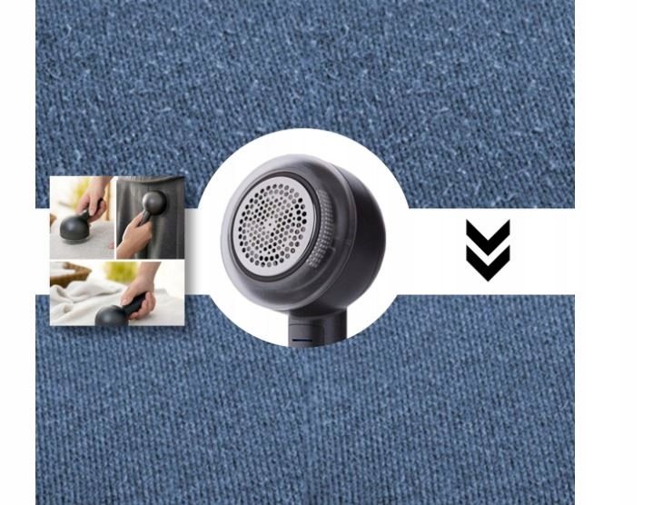 Golarka do ubrań Akumulatorowa PORECZNA DO TOREBKI Załączone wyposażenie ładowarka szczoteczka do czyszczenia wymienne ostrze