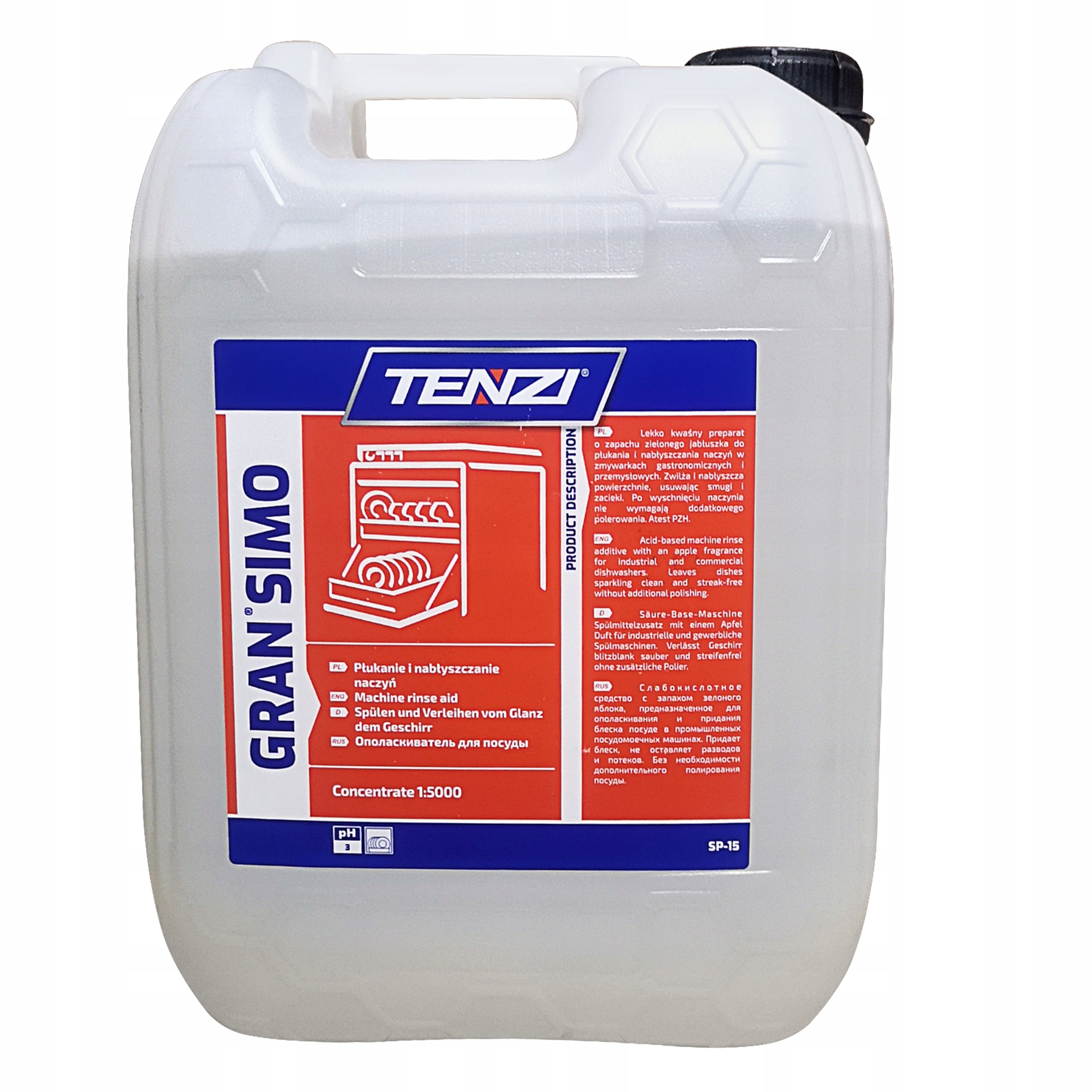 

Tenzi Gran Simo 10l nabłyszczacz do zmywarki