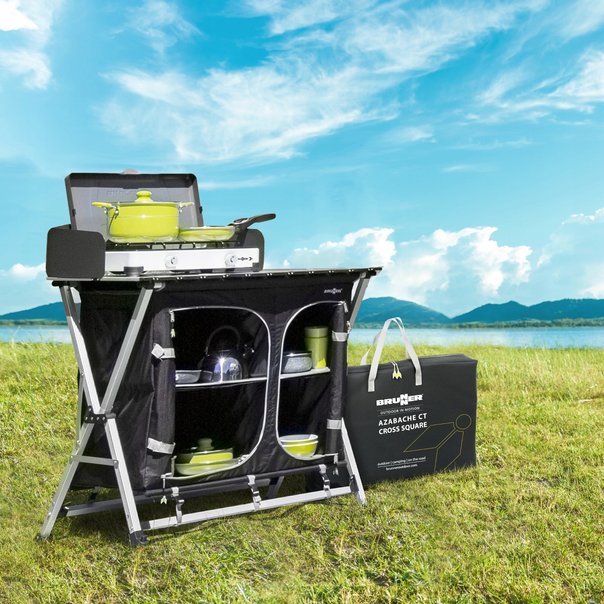 SZAFKA SKŁADANA TURYSTYCZNA BRUNNER AZABACHE CT Głębokość produktu 51 cm
