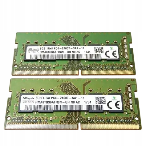 Nowa Pamięć Ram Sk Hynix 16GB (2x8gb) DDR4 2400MHZ Sodimm