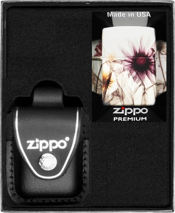 Sada Zippo Zapalovač Flower X-ray Design Dárkový No3
