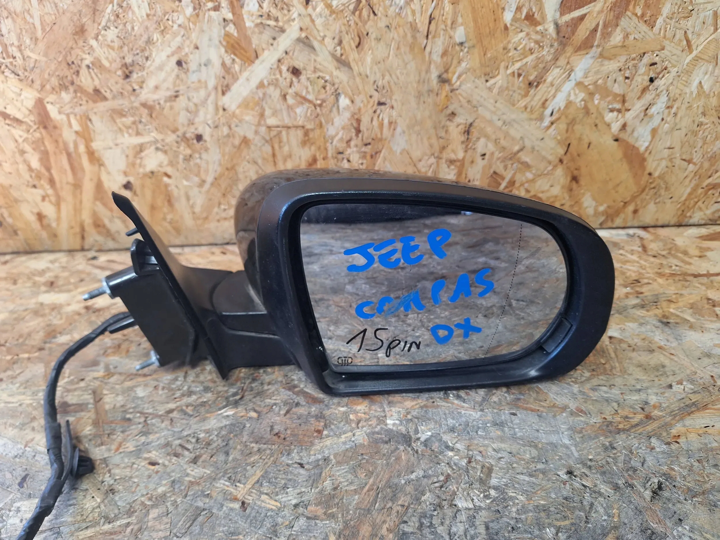 mirror right Jeep Compass II 17- 15PIN EU