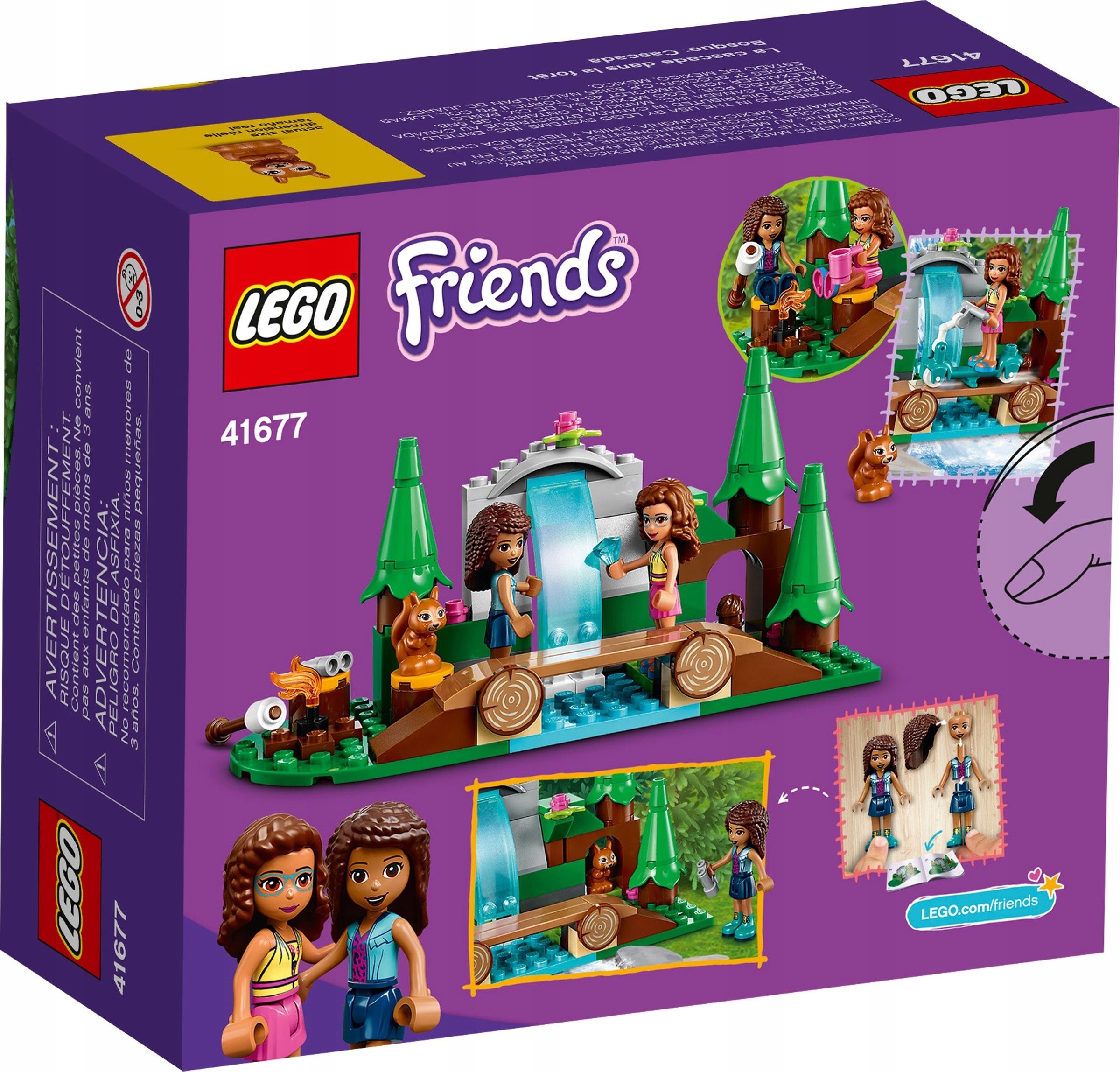 LEGO FRIENDS 41677 Leśny Wodospad - Klocki dla dziewczynki Płeć chłopcy dziewczynki