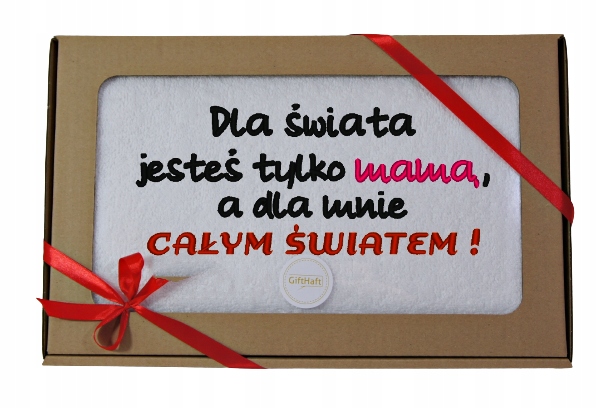 

Ręcznik Na Dzień Mamy Matki Taty Ojca Haft