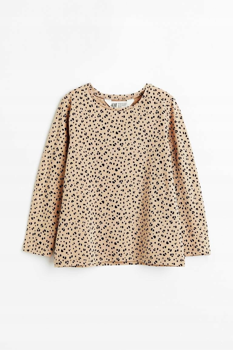 

Nowa H&m bluzeczka Panterka beż 134/140
