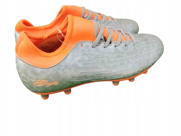 Korki rozmiar 39 Lanki piłka Gofc buty do piłki Silver Orange