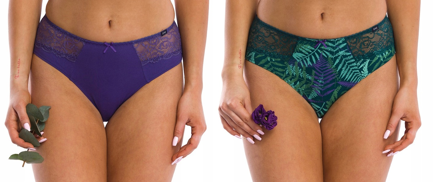 

Figi damskie Key Lpc 918 2-pak MIX Kolor roz.XXL