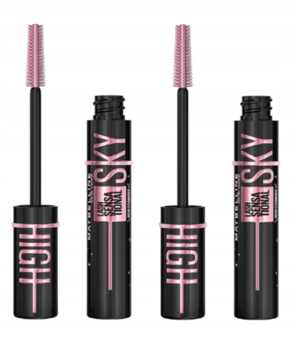 Maybelline Lash Sensational Sky High Řasenka na řasy Cosmick Black x2 ks