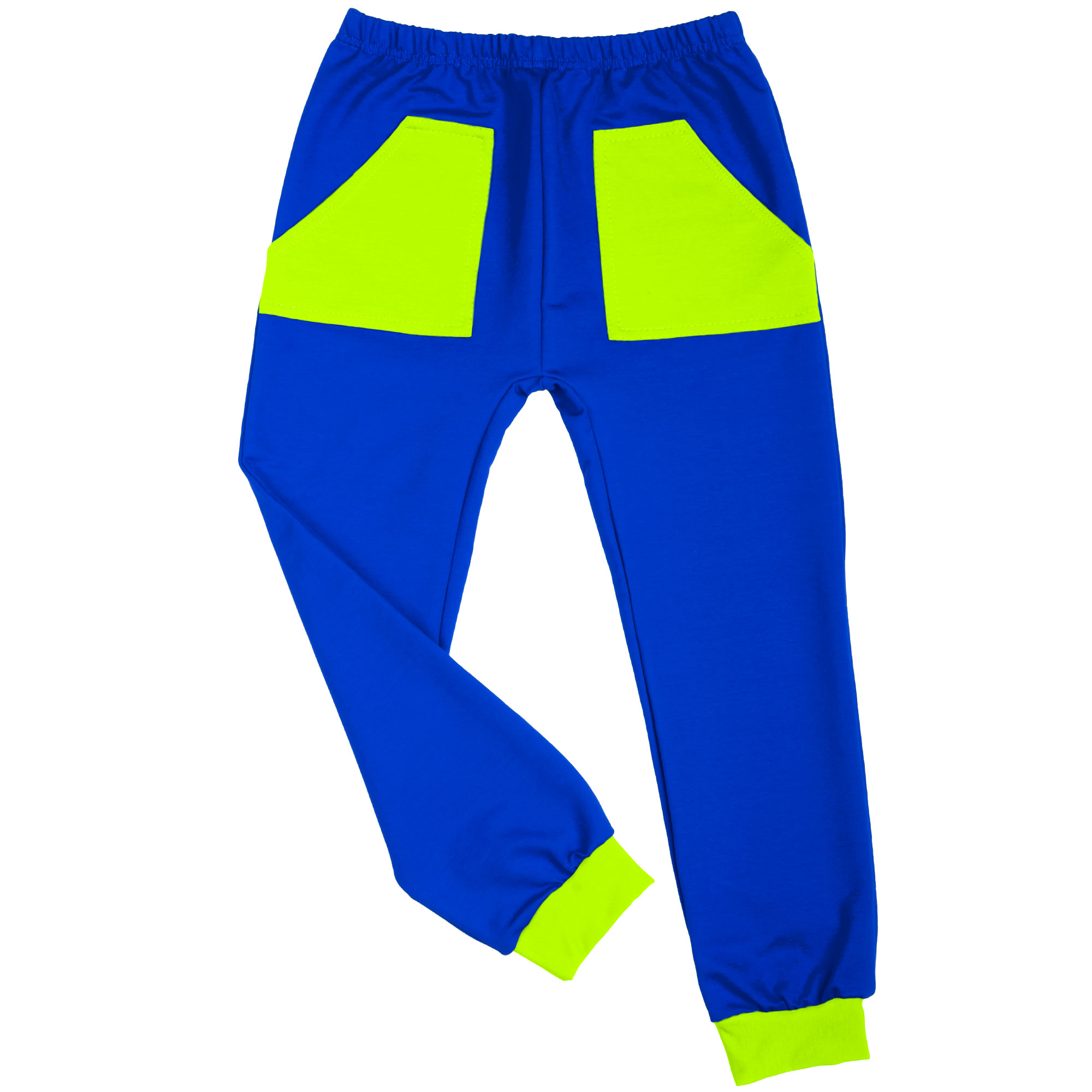 

Bobas Spodnie Dresowe Niebieskie + Limonka 122