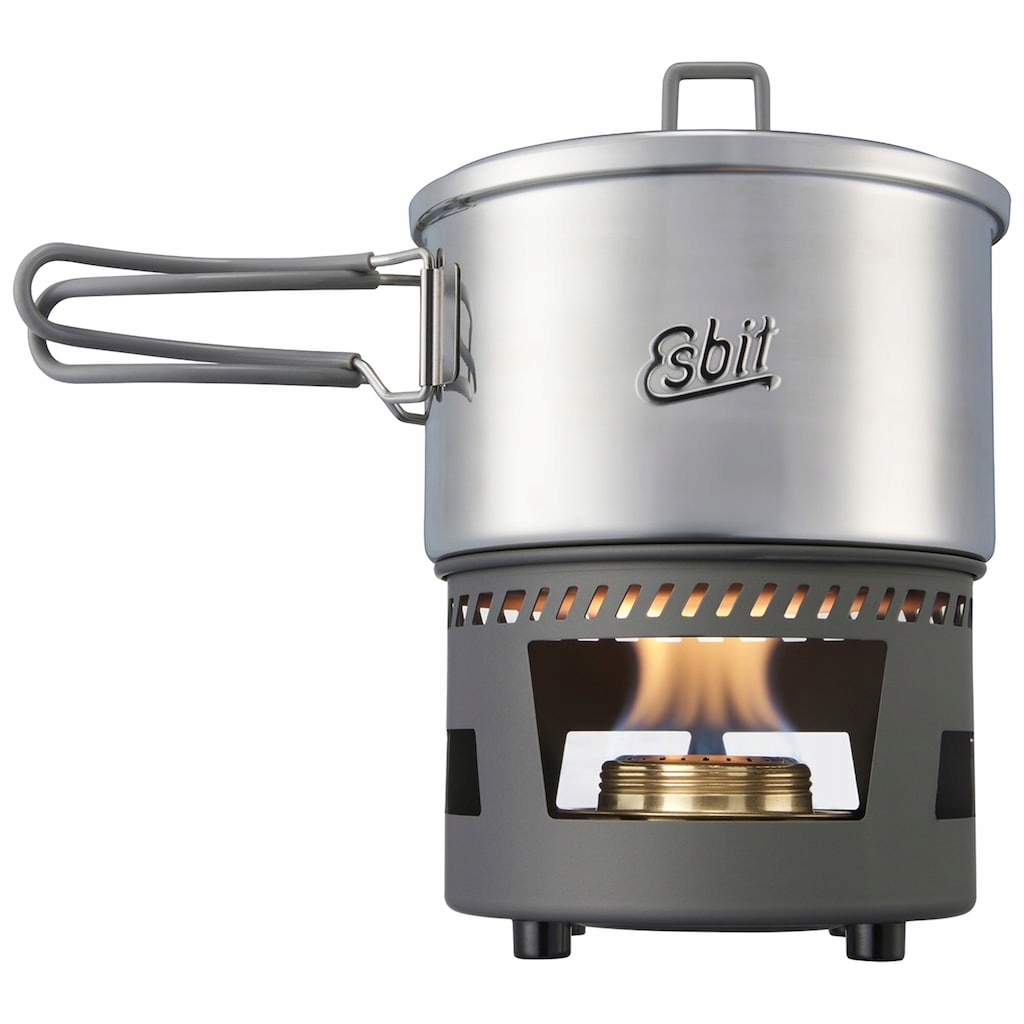 Turistický vařič Esbit Alcohol Burner Cookset Stainless Steel 1,5 l