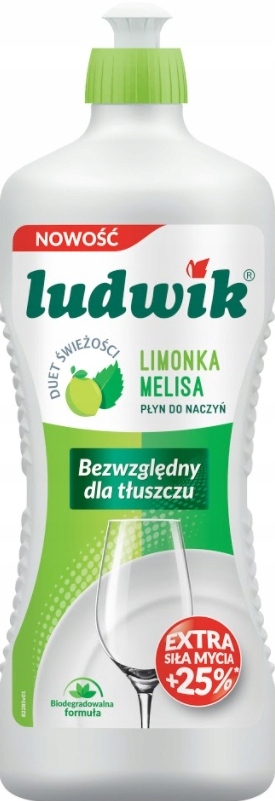 

Ludwik Płyn do mycia naczyń Limonka Melisa 900ml