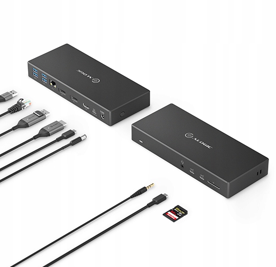 Stacja dokująca ALOGIC 3 monitory 4K DP HDMI USB-C Kod producenta DUCMA3