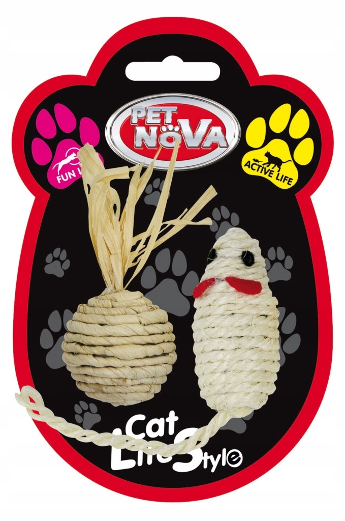 

Pet Nova Zestaw myszka piłka