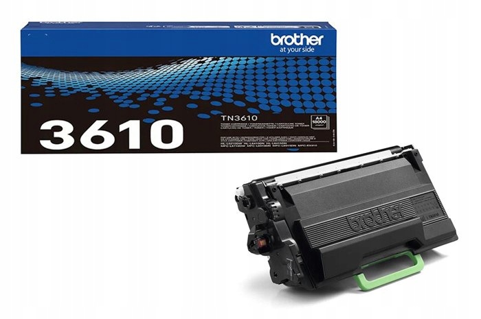 Originální černý toner Brother TN3610, TN-3610