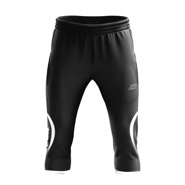 Spodnie ZINA GANADORES 3/4 r.2XL Czarny\Biały