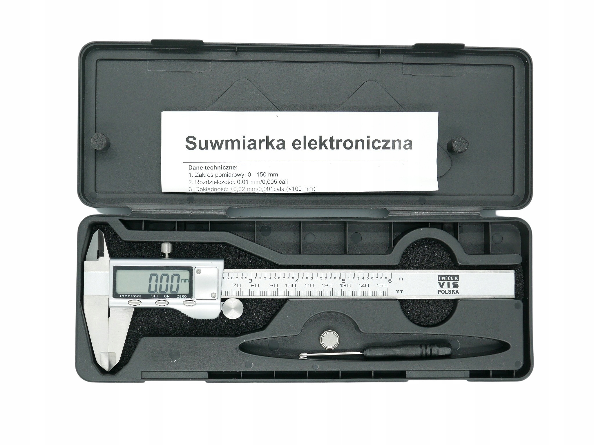 SUWMIARKA ELEKTRONICZNA METALOWA OBUDOWA L150 Kod producenta IV150E