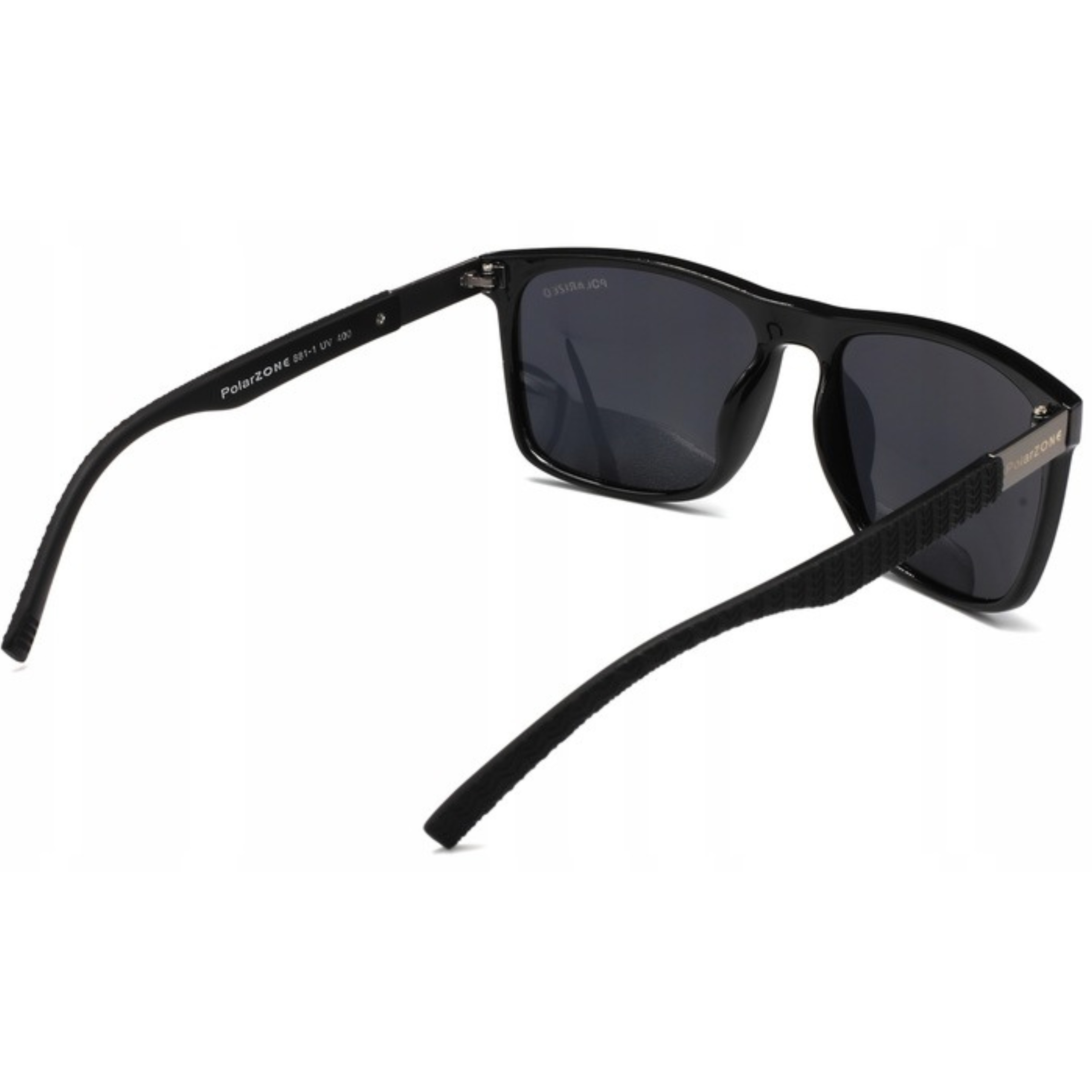 OKULARY PRZECIWSŁONECZNE MĘSKIE Polaryzacyjne PolarZONE UV400 ETUI + GRATIS Szerokość soczewki 62 mm