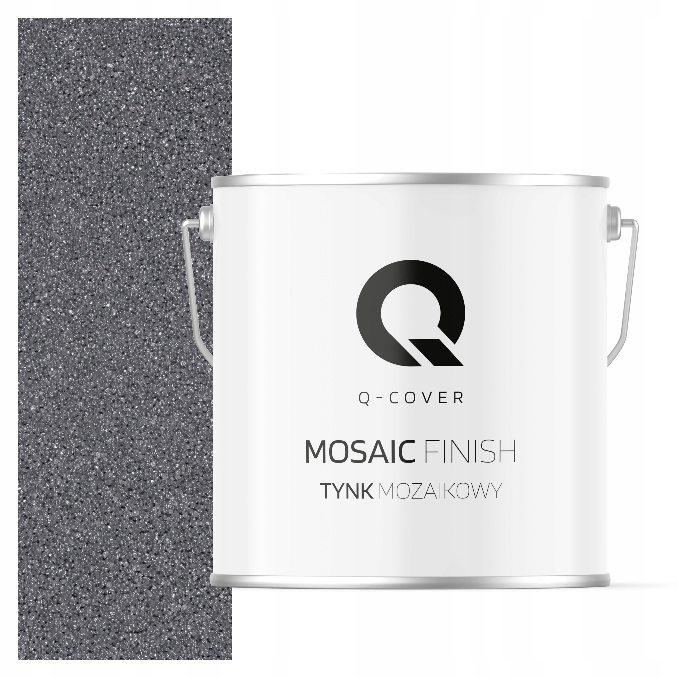 Mozaiková Omítka Mozaika 7KG Šedá Tmavá M05 Ozdobná Pryskyřičná Fasáda