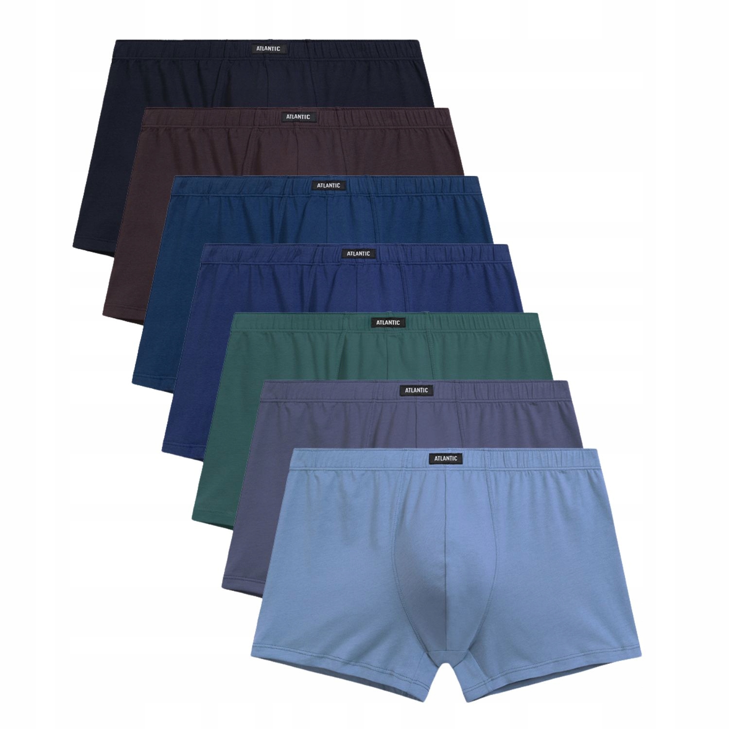 Spodní prádlo boxerky Atlantic 7SMH-001 7-pack bavlna S