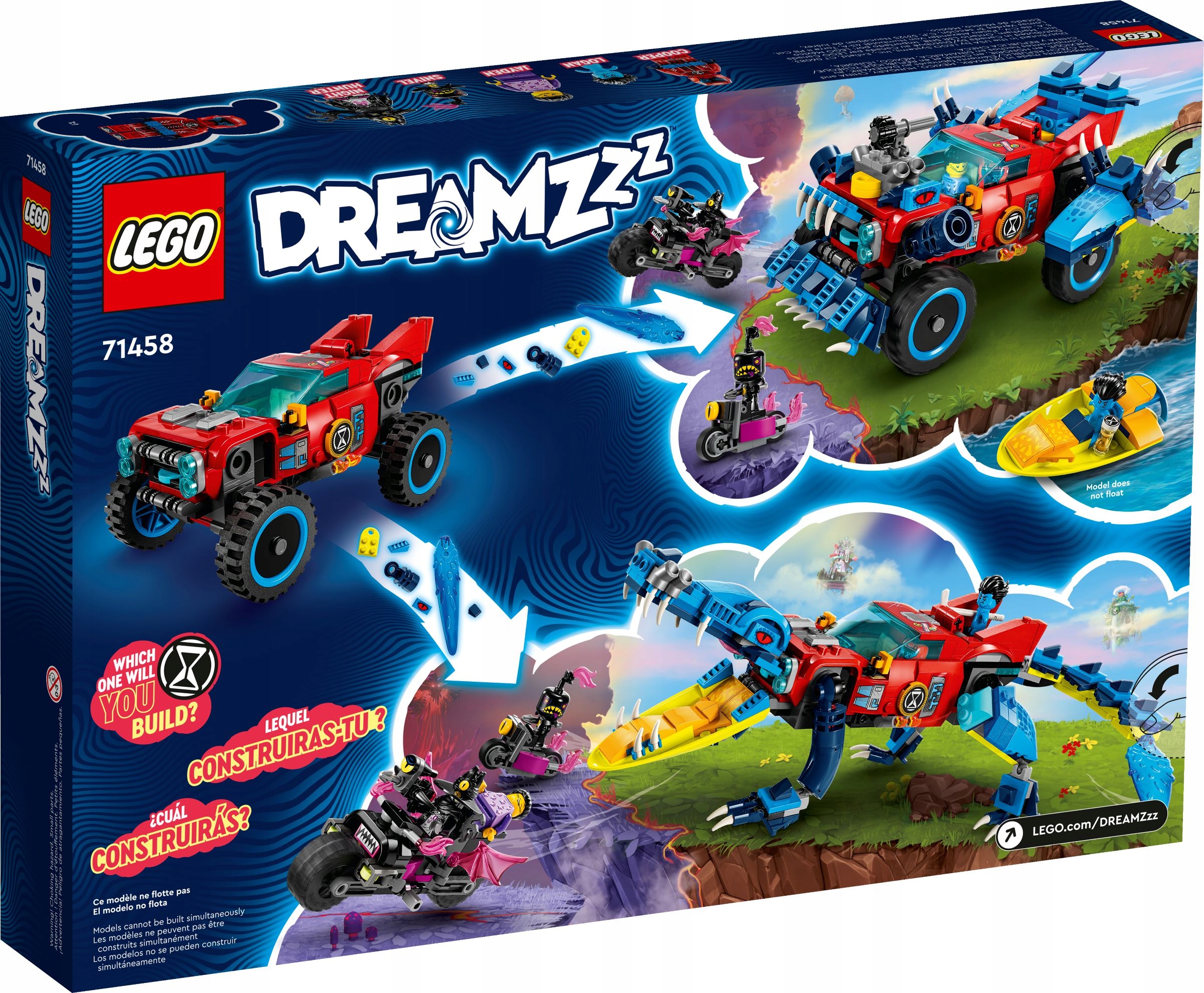 Lego DREAMZzz 71458 Krokodýlí auto