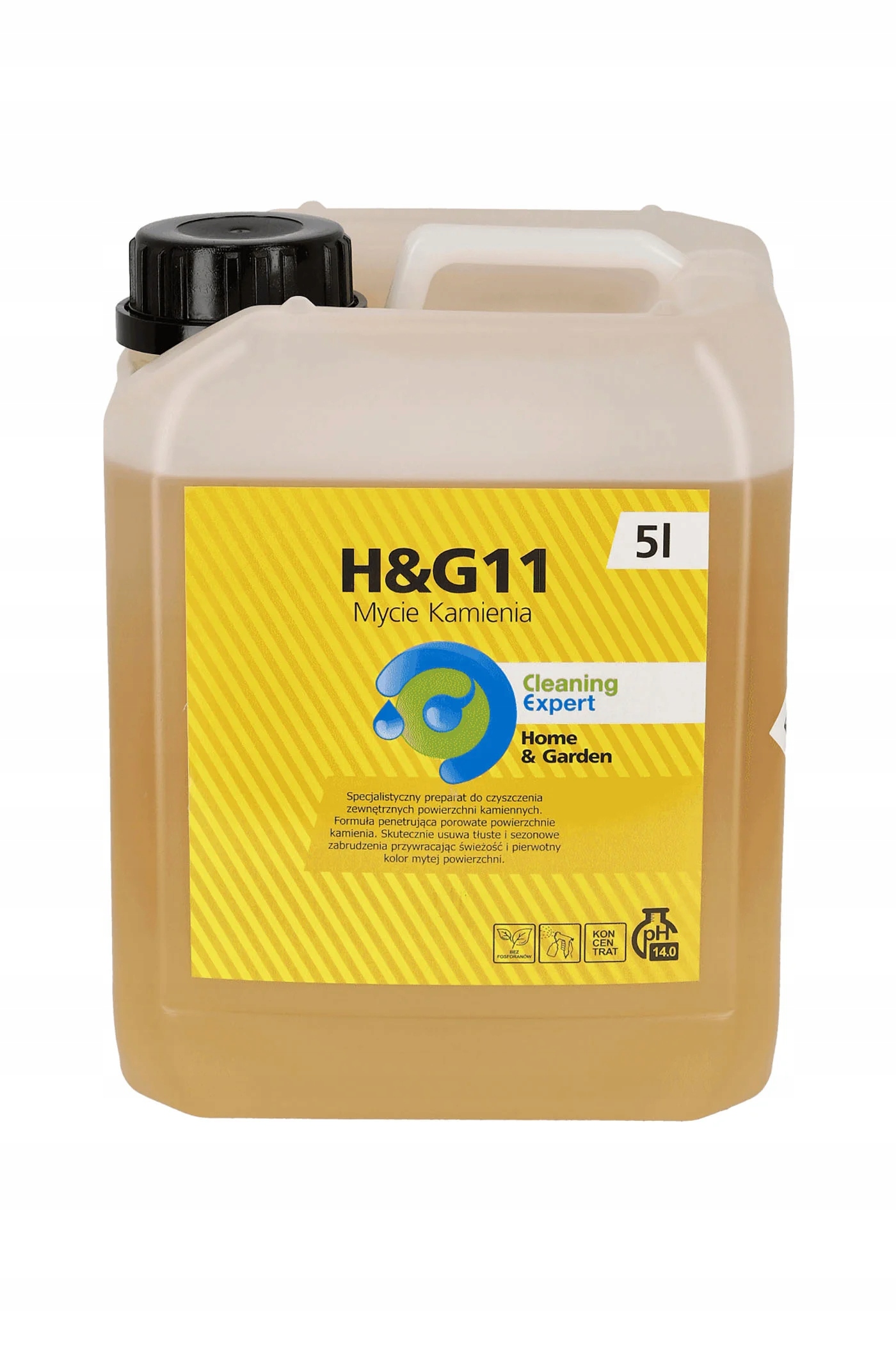 Levně Tekutý přípravek na mytí kamene a dlažebních kostek Koncentrát Cleaning Expert H&G11 5L