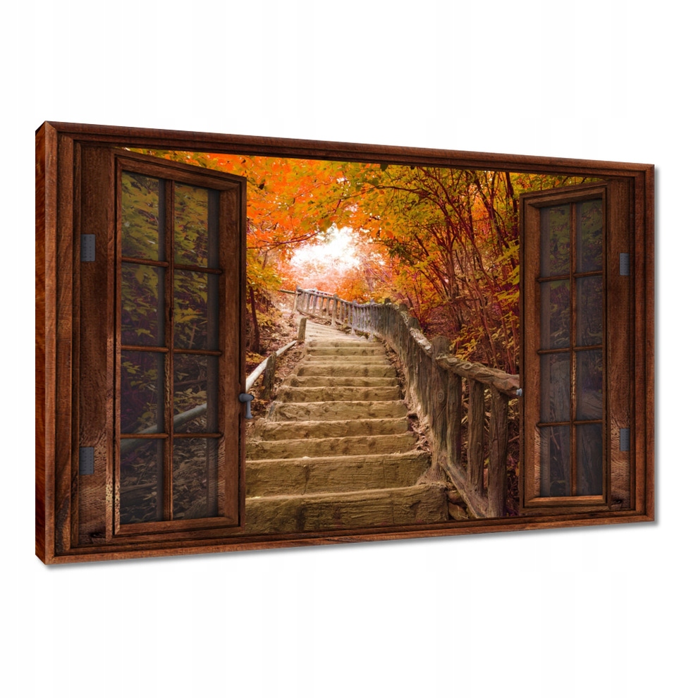 

Obrazy 120x80 Jesienny spacer Schody