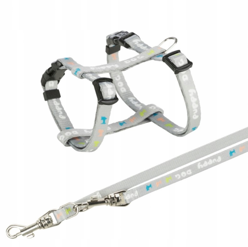 

Trixie 15341 Szelki dla szczeniąt + smycz czarne