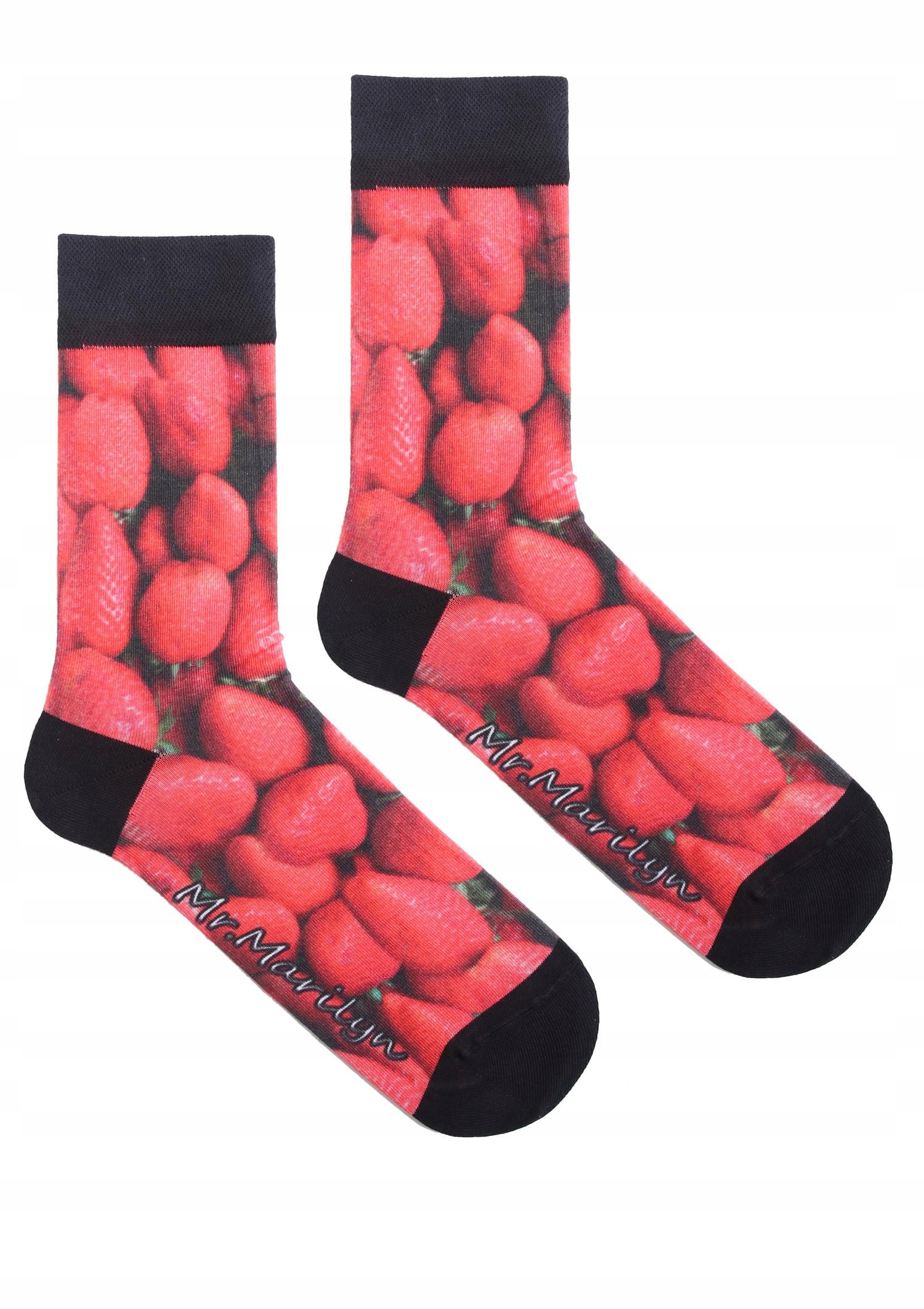 

Śmieszne skarpetki męskie bawełna Special Truskawy