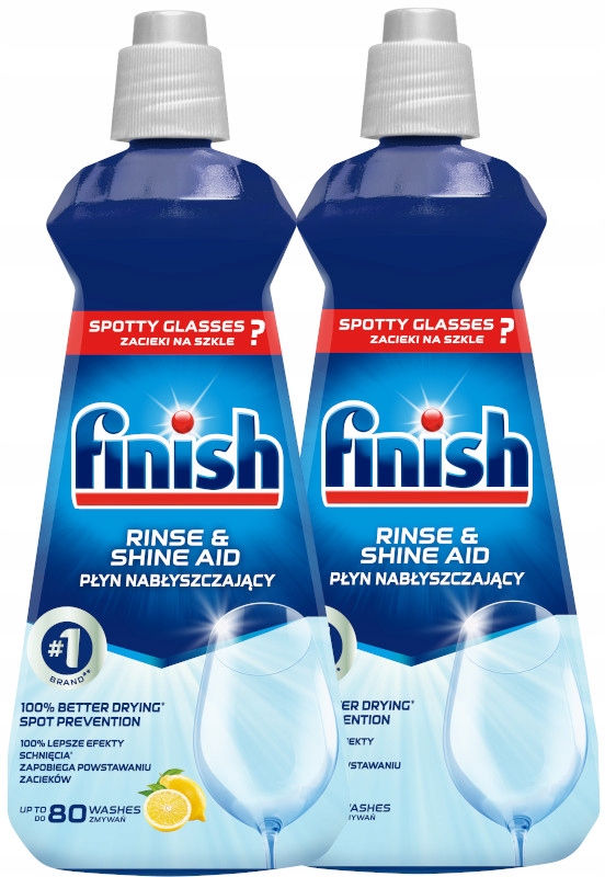 

Finish Nabłyszczacz Płyn do Zmywarki 2x400ml Lemon