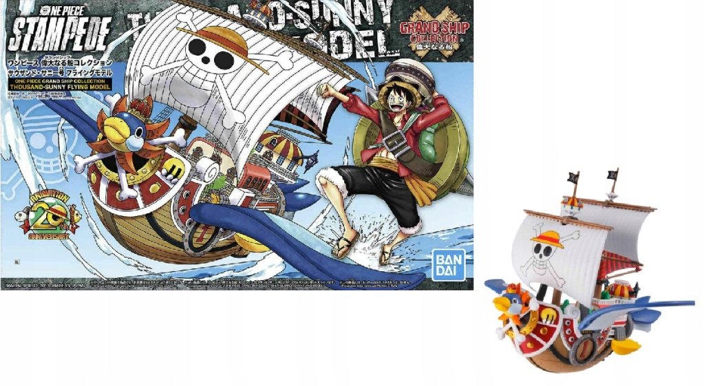 One Piece Model Kit Ship Thousand Sunny Flying