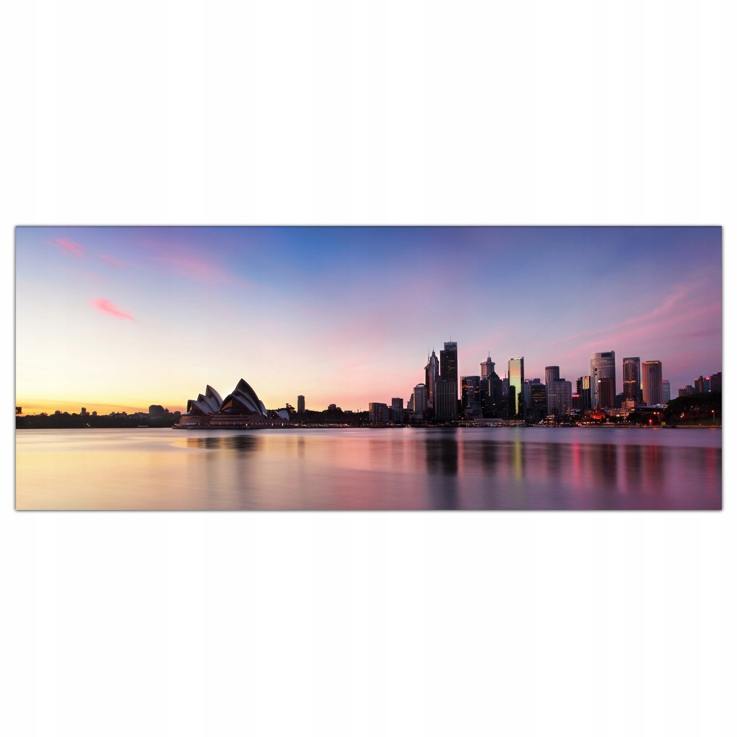 Sydney Východ slunce 125x50 Panely tvrzené sklo