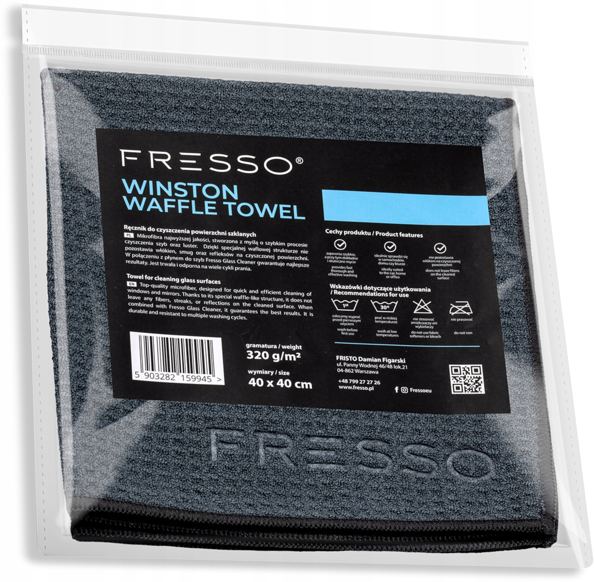 

Fresso Winston Waffle Towel Mikrofibra Waflowa 1sz