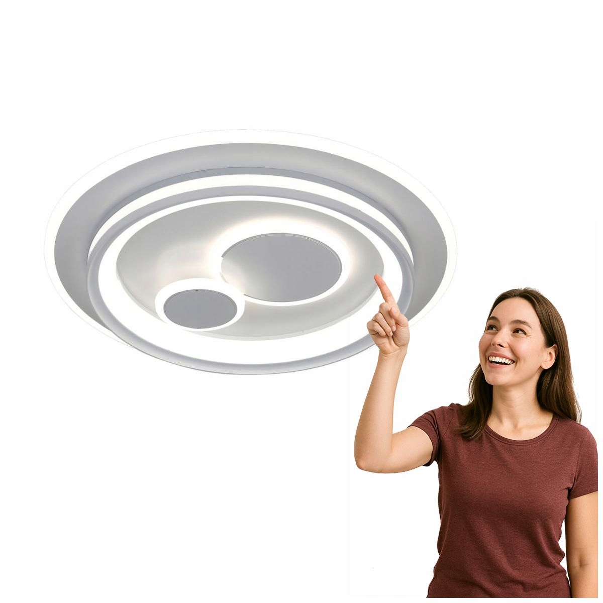 Led stropná lampa 55W Parco CLN-52185B-WH Italux