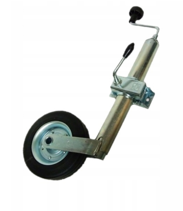 KATE-FI48-METAL-200KG-ZOB-6 - Опорное колесо с ручкой 200 кг fi48 металл Mz6