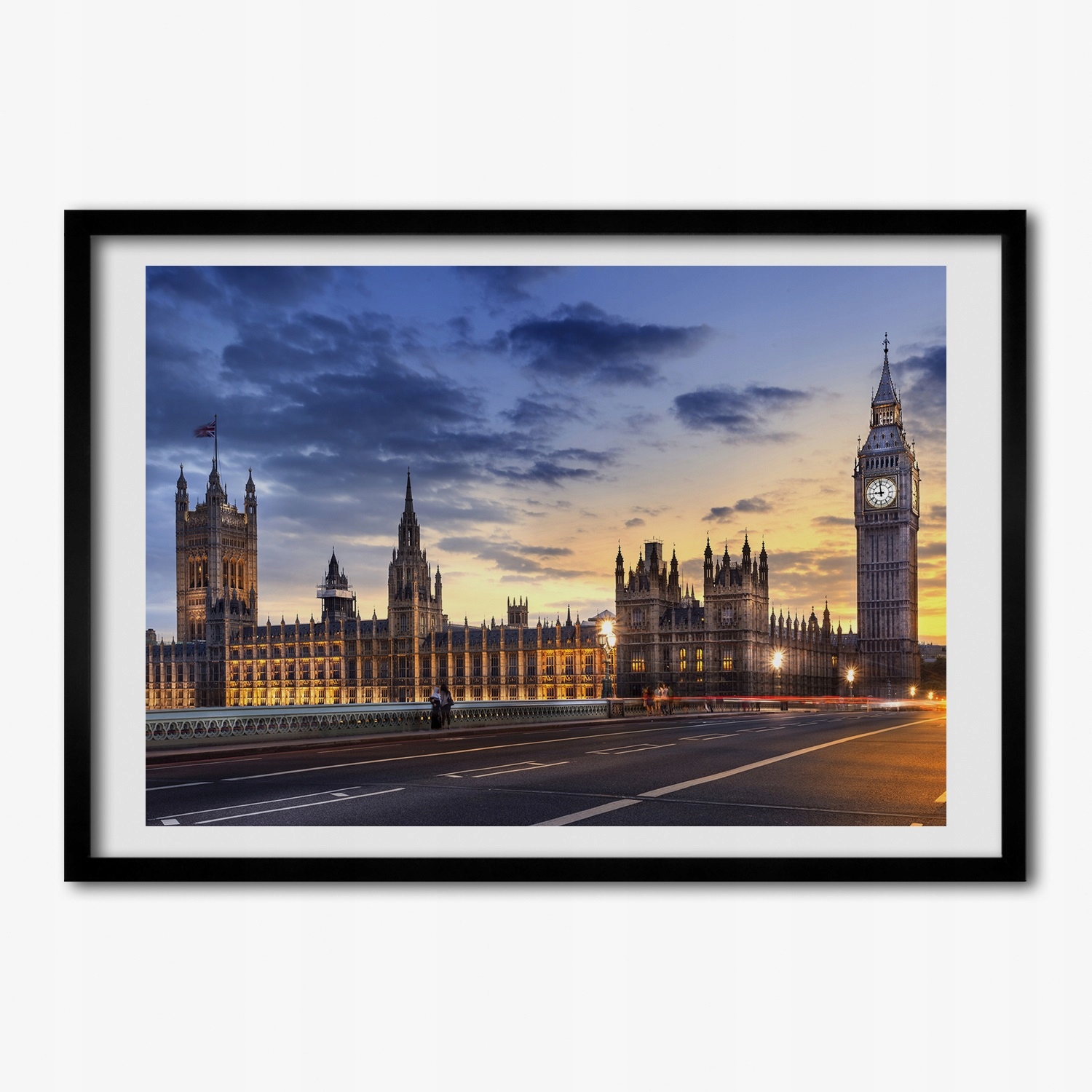 Moderní obraz s Mdf rámem Big Ben Londýn 100x70