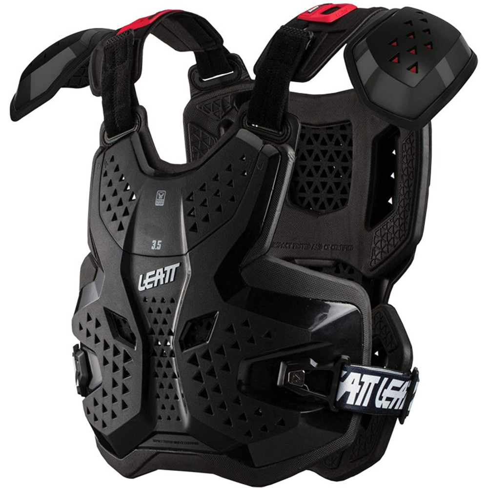 OSŁONA KLATKI PIERSIOWEJ (BUZER) CHEST PROTECTOR 3.5 PRO BLACK KOLOR CZARNY