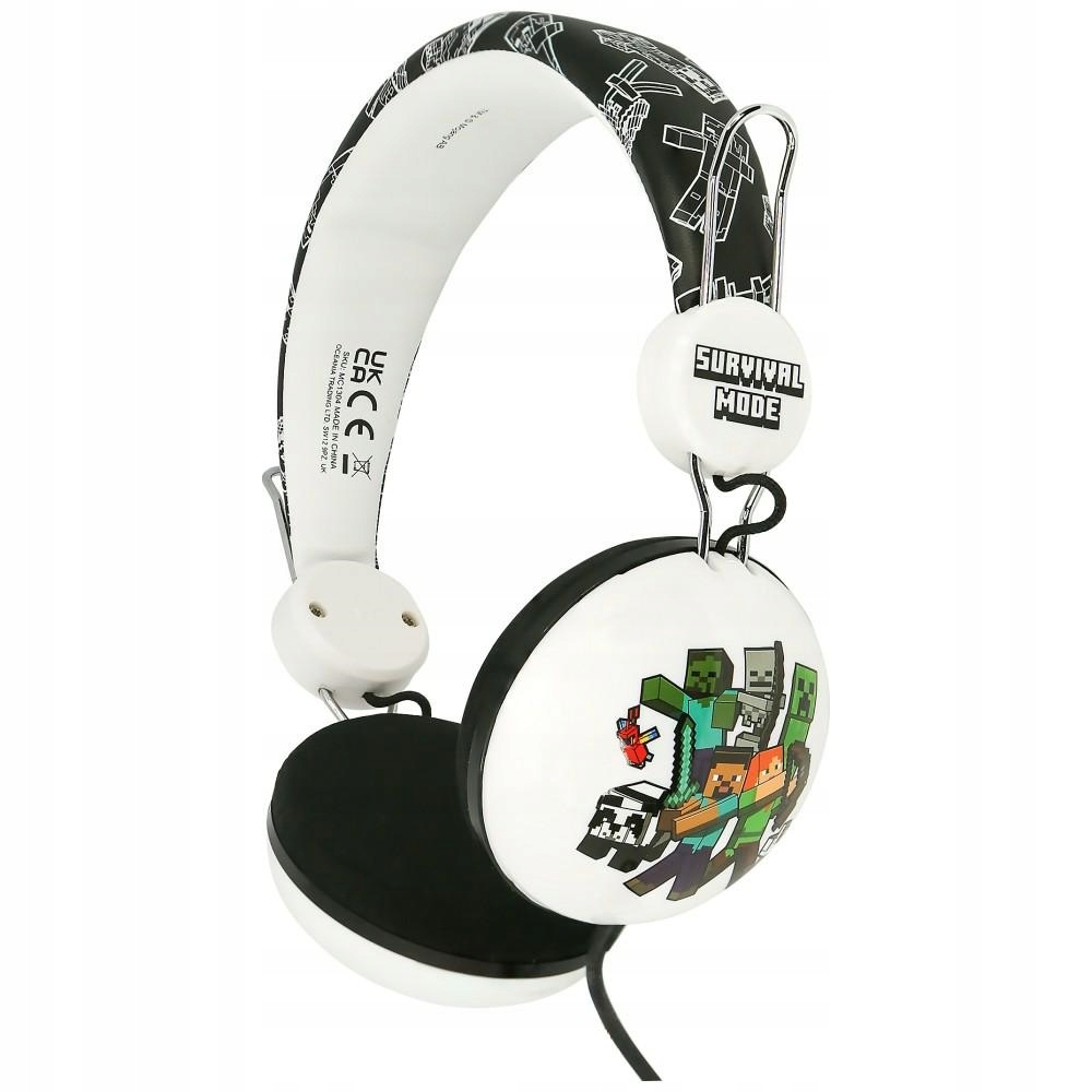 Słuchawki Słuchawki przewodowe Stereo Otl Teen Minecraft dla dziecka