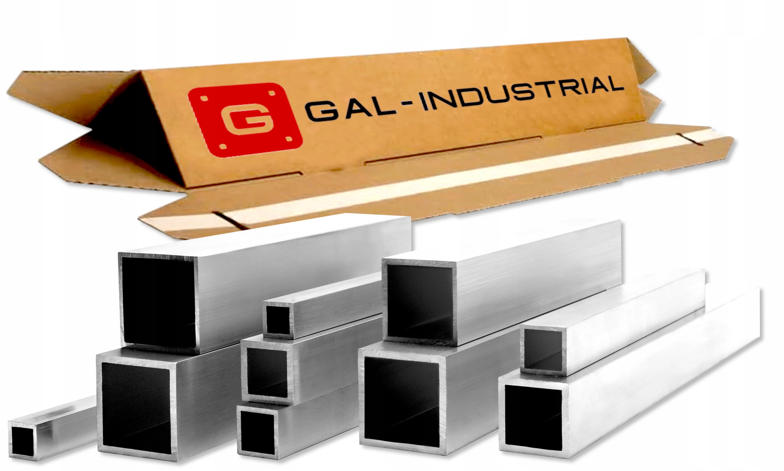 Profil hliníkový 40x40x4 mm 230 cm Trubka Čtvercová hliníková Na míru