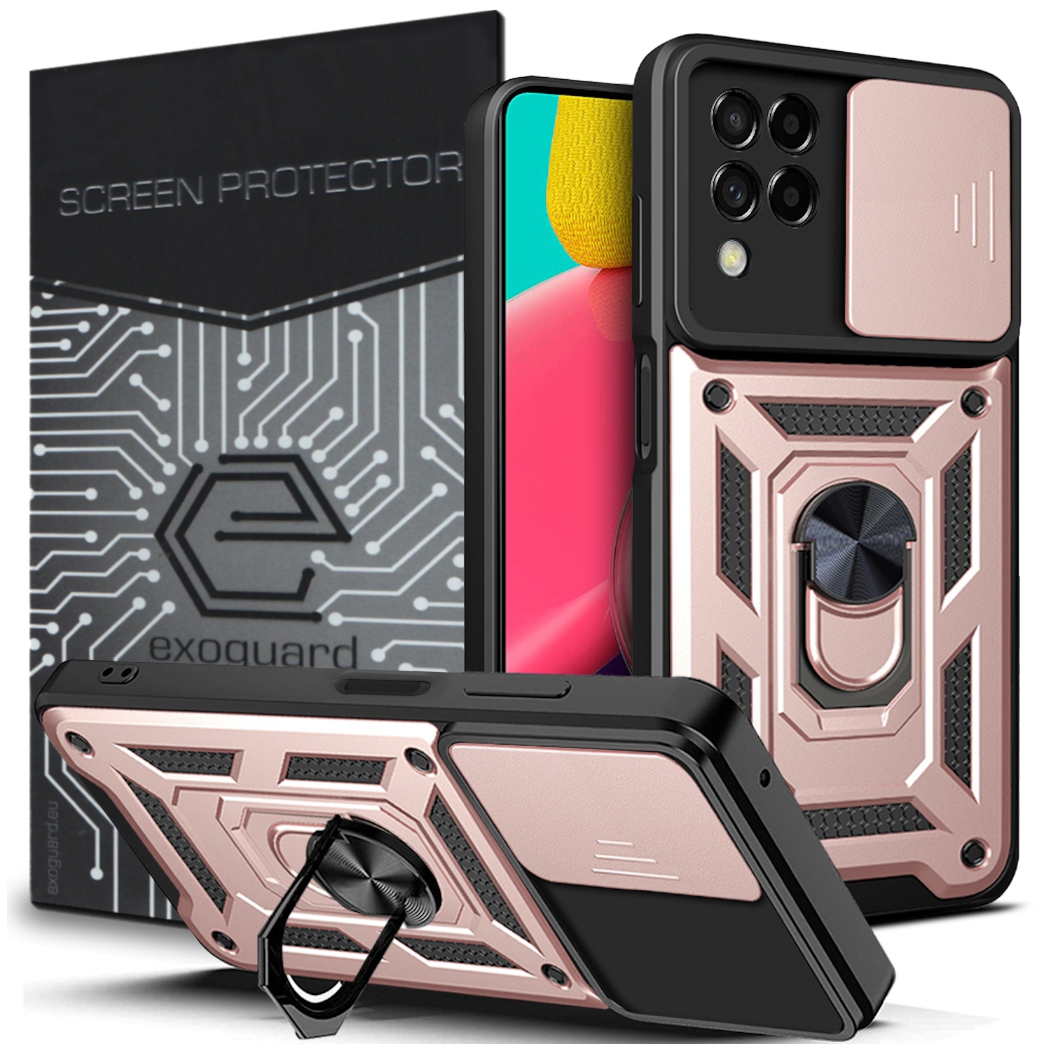 

Etui Pancerne Case+szkło do Samsung Galaxy M33 5G