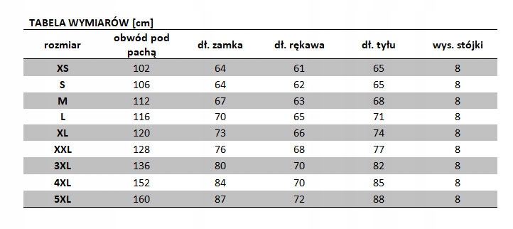 Polar firmowy roboczy gruby z haftem logo XL Rozmiar XL