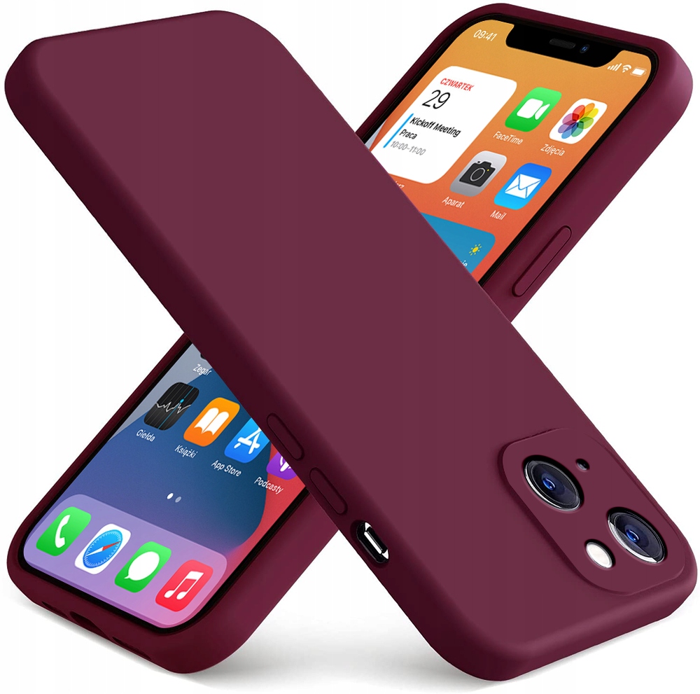 

Etui Case Silicone Szkło 9H do iPhone 13